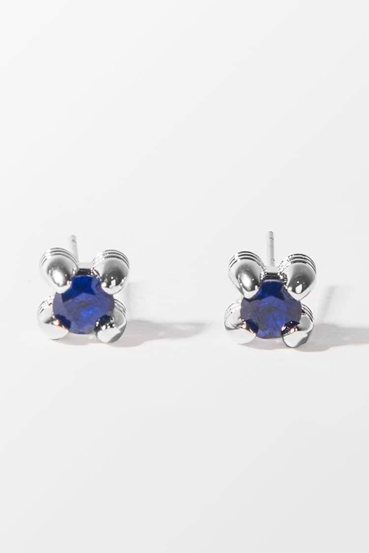 Boucles d'oreilles géométriques argentées