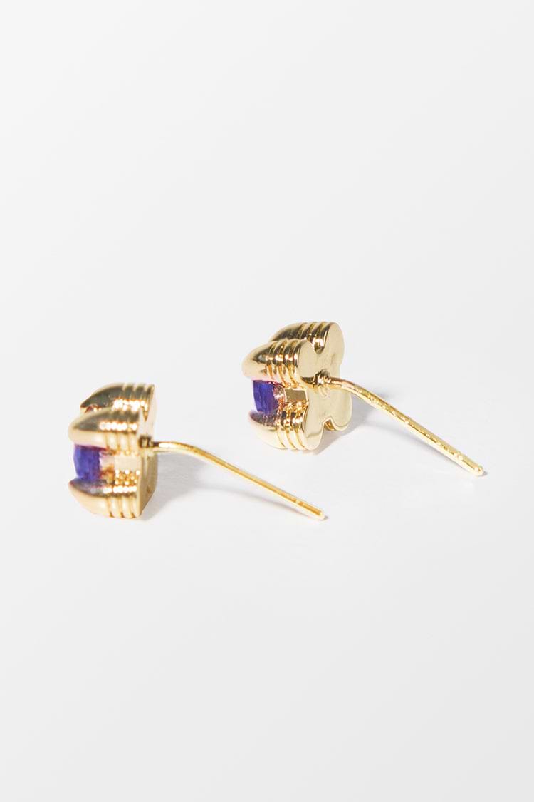 Boucles d'oreilles géométriques dorées