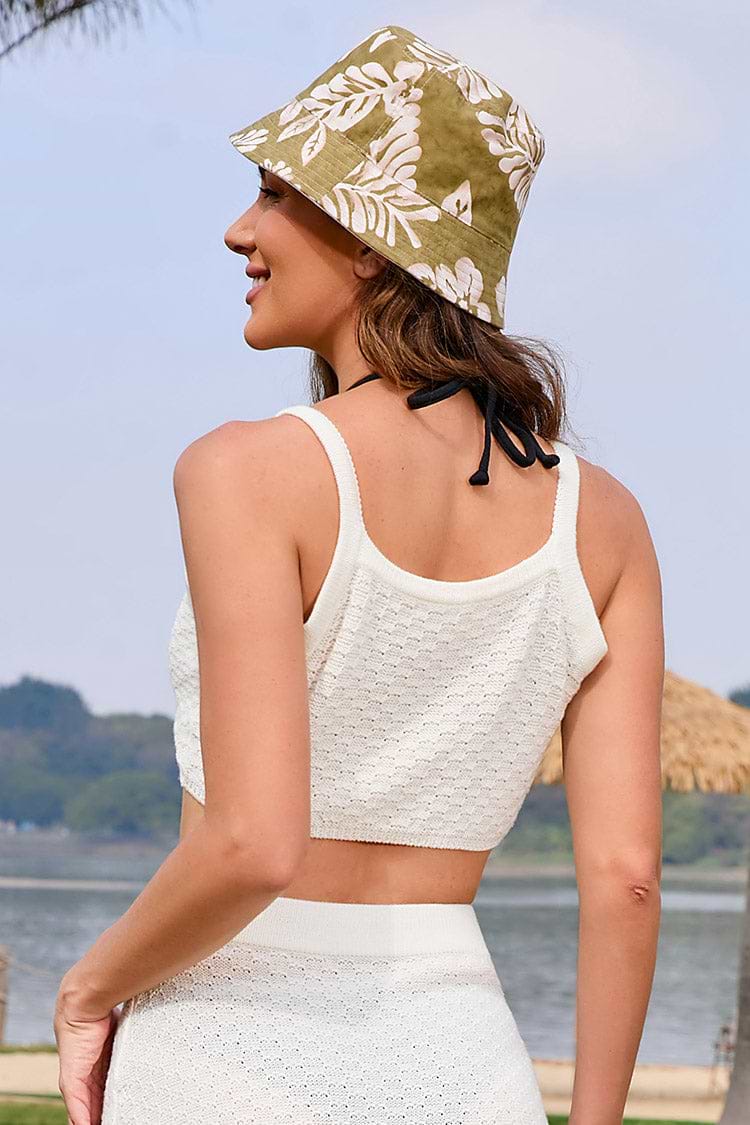 Top Sienna de croché con tirantes fijos