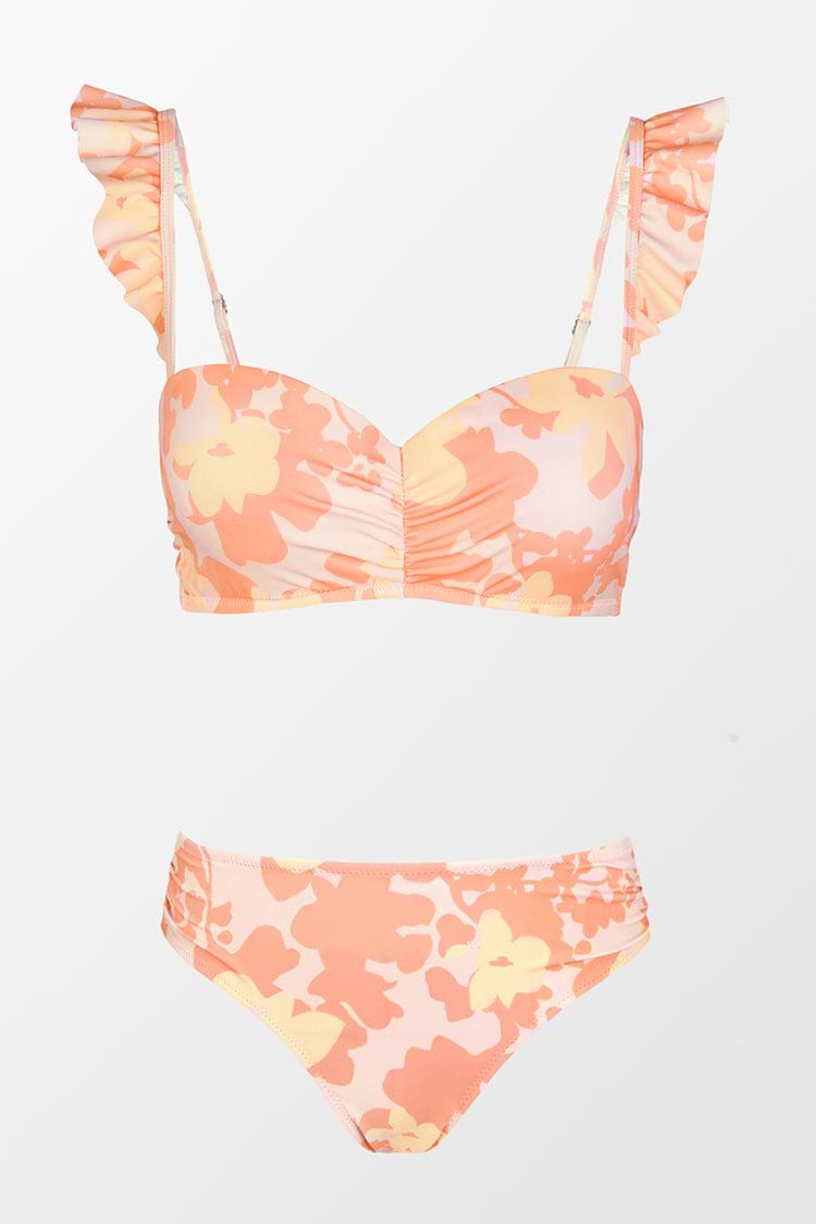 Saint Tropez Molded Cup Bralette And Cheeky Hipster Set