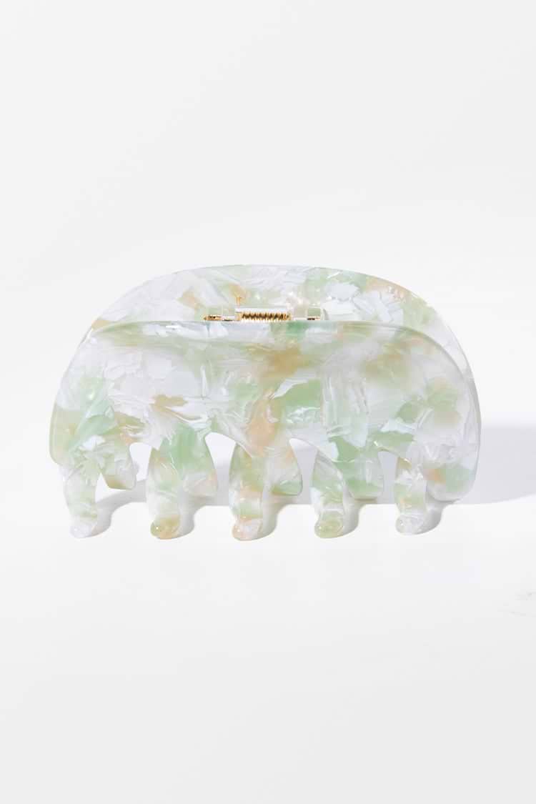 Pince à cheveux à imprimé marbré