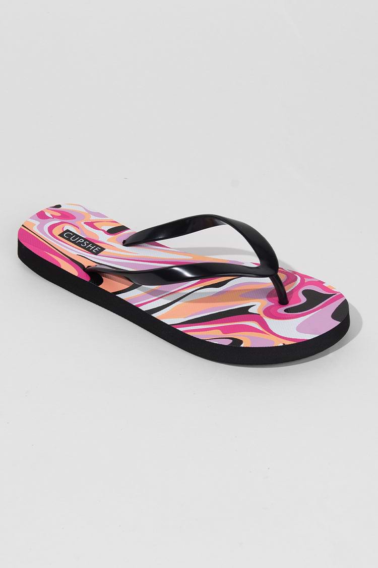Ombre-Zehentrenner-Sandalen