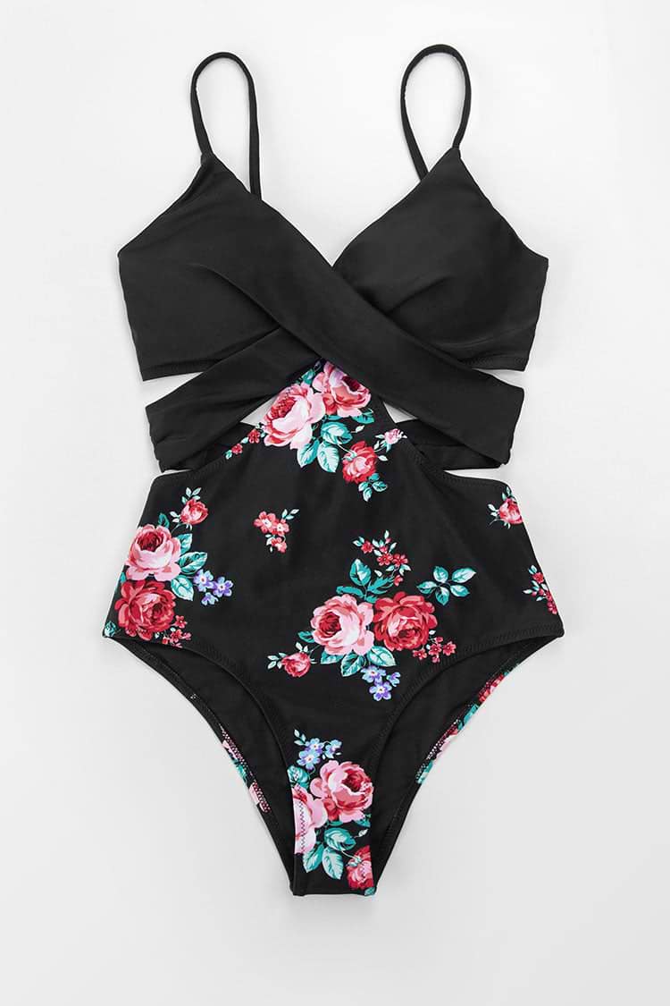 【CUPSHE】トゥルーブロッサムフローラルワンピース Blossom Kiss Floral One-Piece Swimsuit