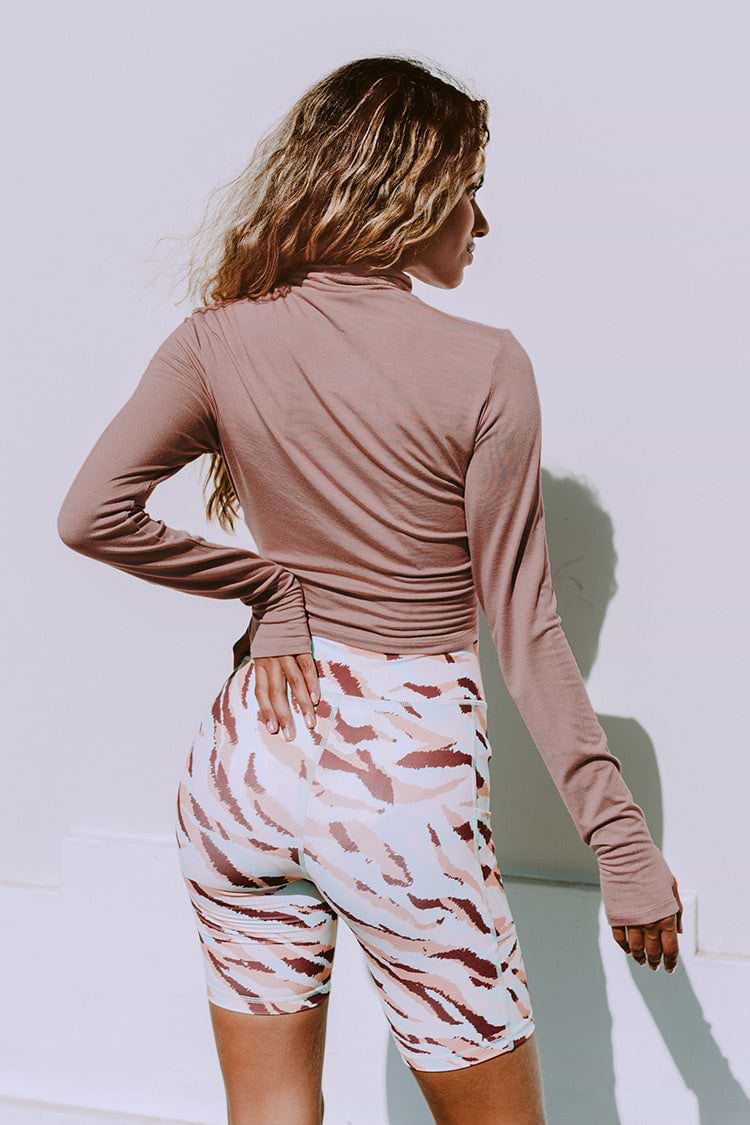 Fiji Twist High Neck Sweatshirt