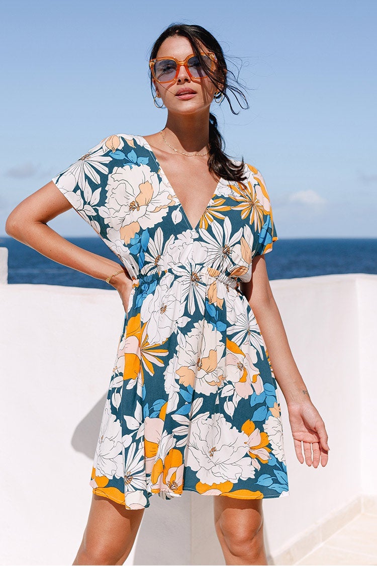 Jena Floral V-neck Dress