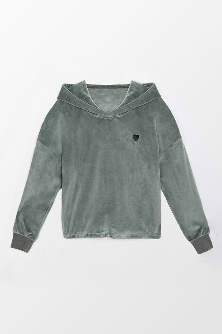 Rosewood Green Long Sleeve Hoodie