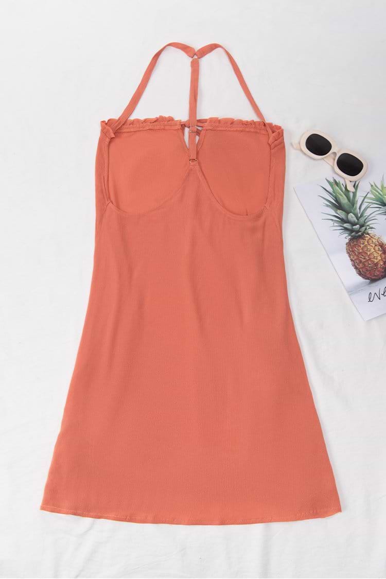 Marisol Square Neck Sleeveless Slip Dress