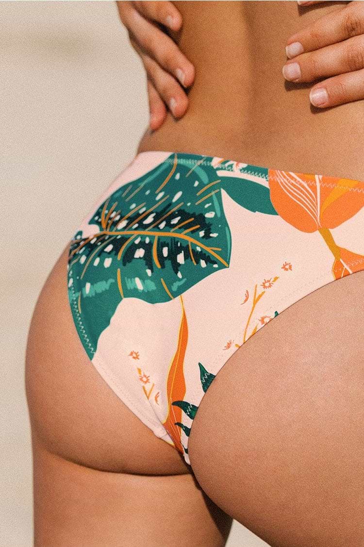 Braguita de Bikini con Estampado Floral Brillante