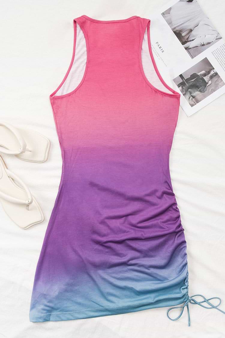 Beachy Ombre Bodycon Mini Dress