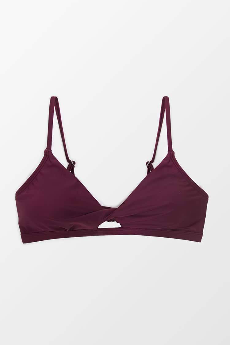 Haut de bikini torsadé