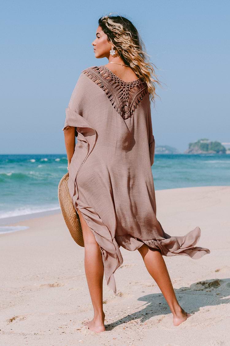 Cover Up mit Crochet Trim