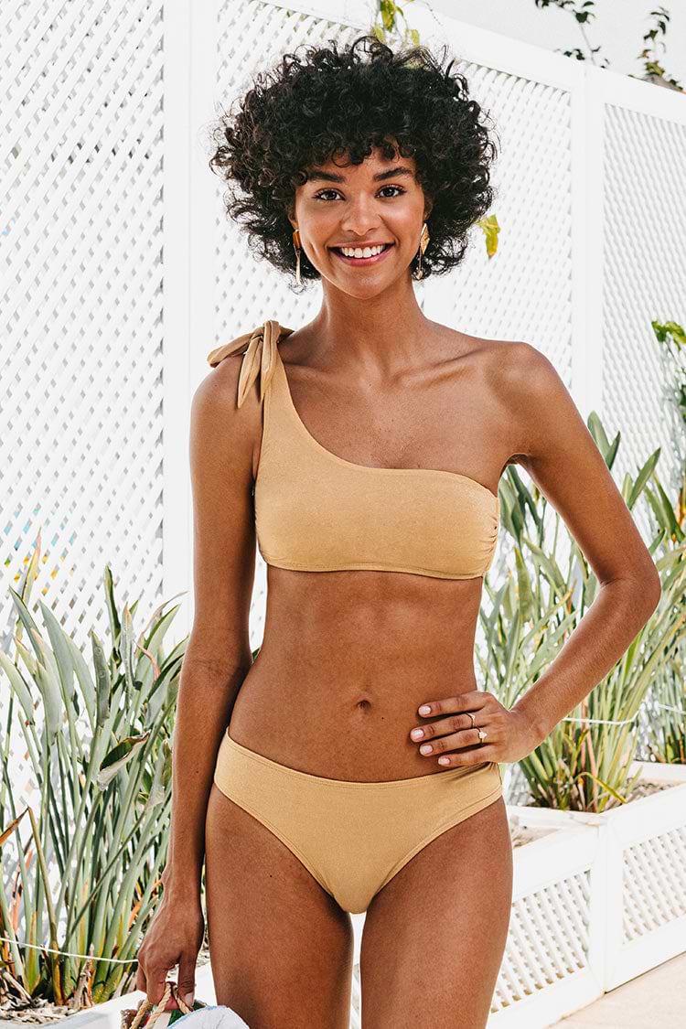 Bikini à nouer et à une épaule