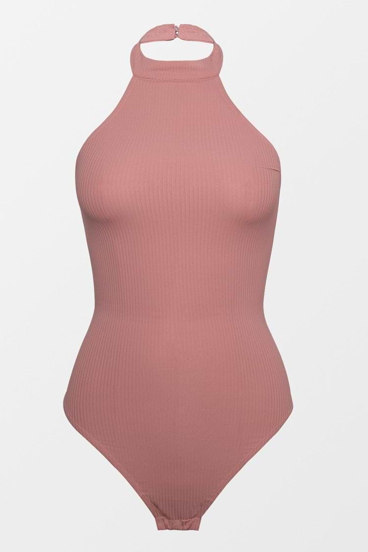 Body Hattie Halter Acanalado