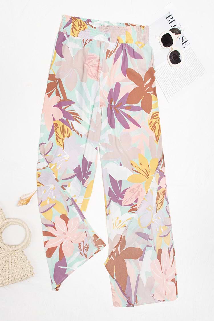 Liliana Leafy Elastic Waisted Pants
