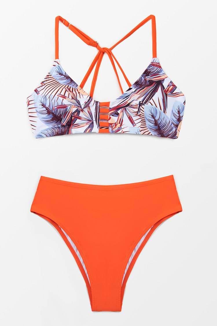 Bikini Hayley Tropical con Aberturas