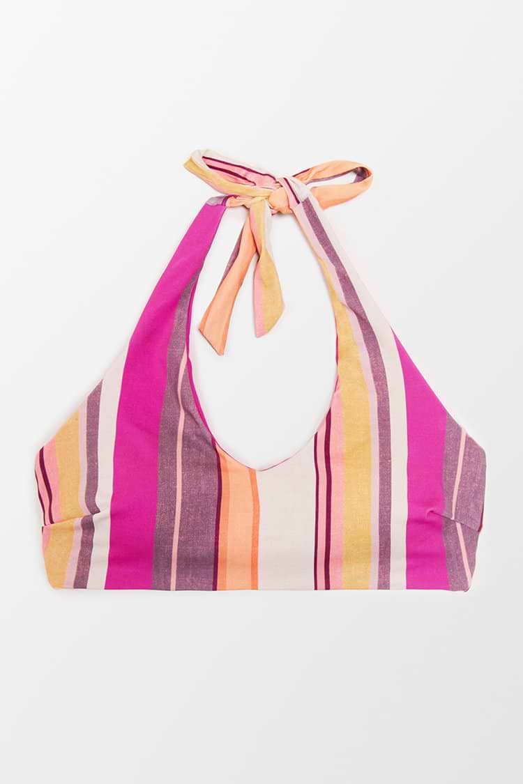 Nikita Striped Halter Bikini Top
