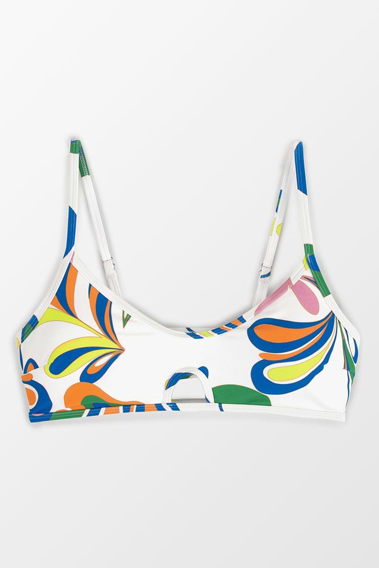 Swirlwind Cutout Bralette Bikini Top