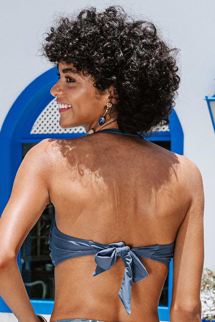 Criss Cross Neckholder-Bikinioberteil