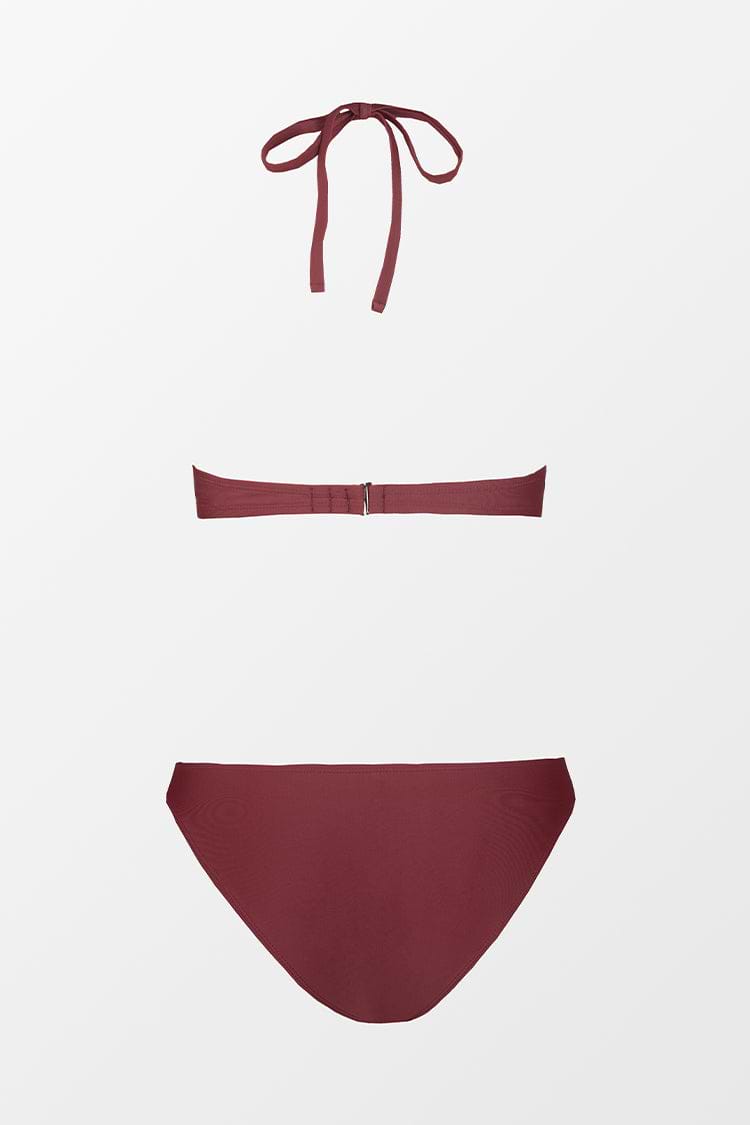 Bikini à col licou hipster