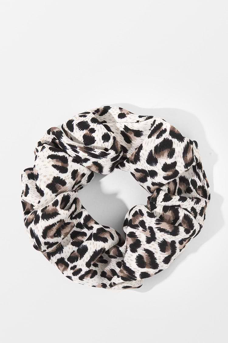 Chouchou léopard en polyester