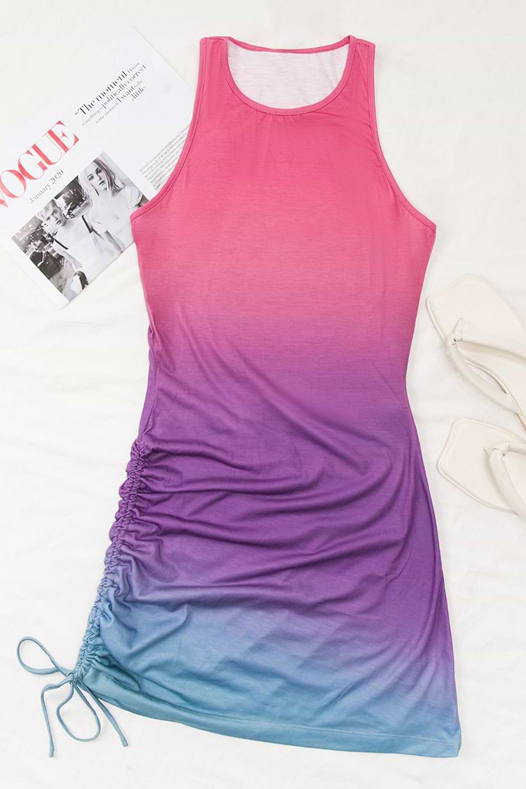 Beachy Ombre Bodycon Mini Dress