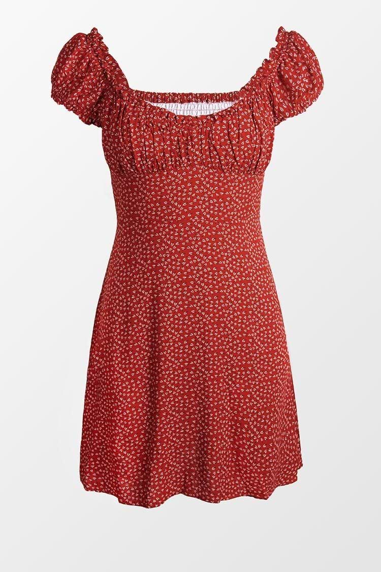 Vestido corto con volantes de Alessandra Ditsy