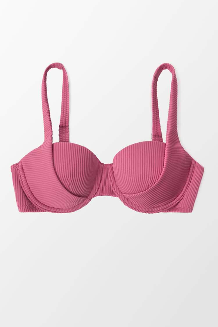 Carson Rib Underwire Bikini Top