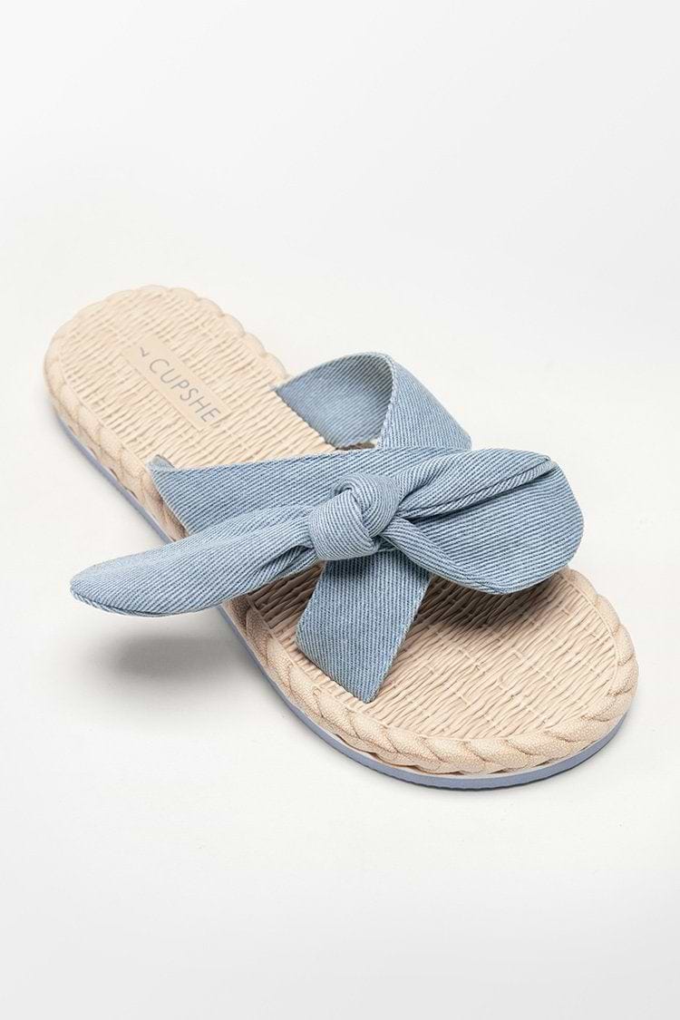 Sandalias Cloverfield Cruzadas con Lazo