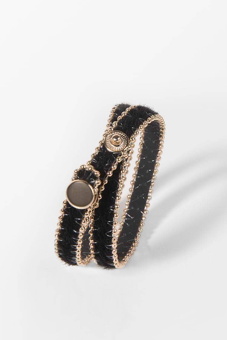 Bracelet en alliage bohème noir