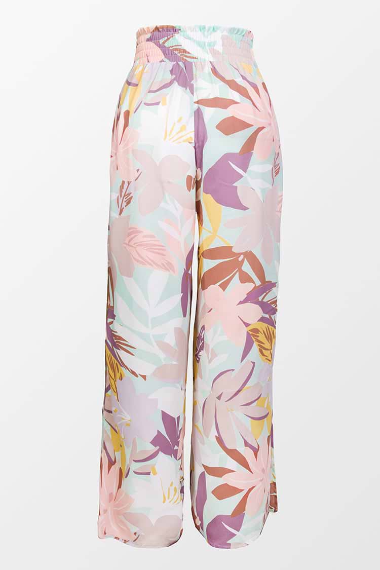 Liliana Leafy Elastic Waisted Pants