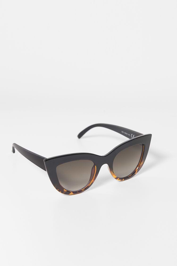 Lunettes de soleil œil-de-chat noires