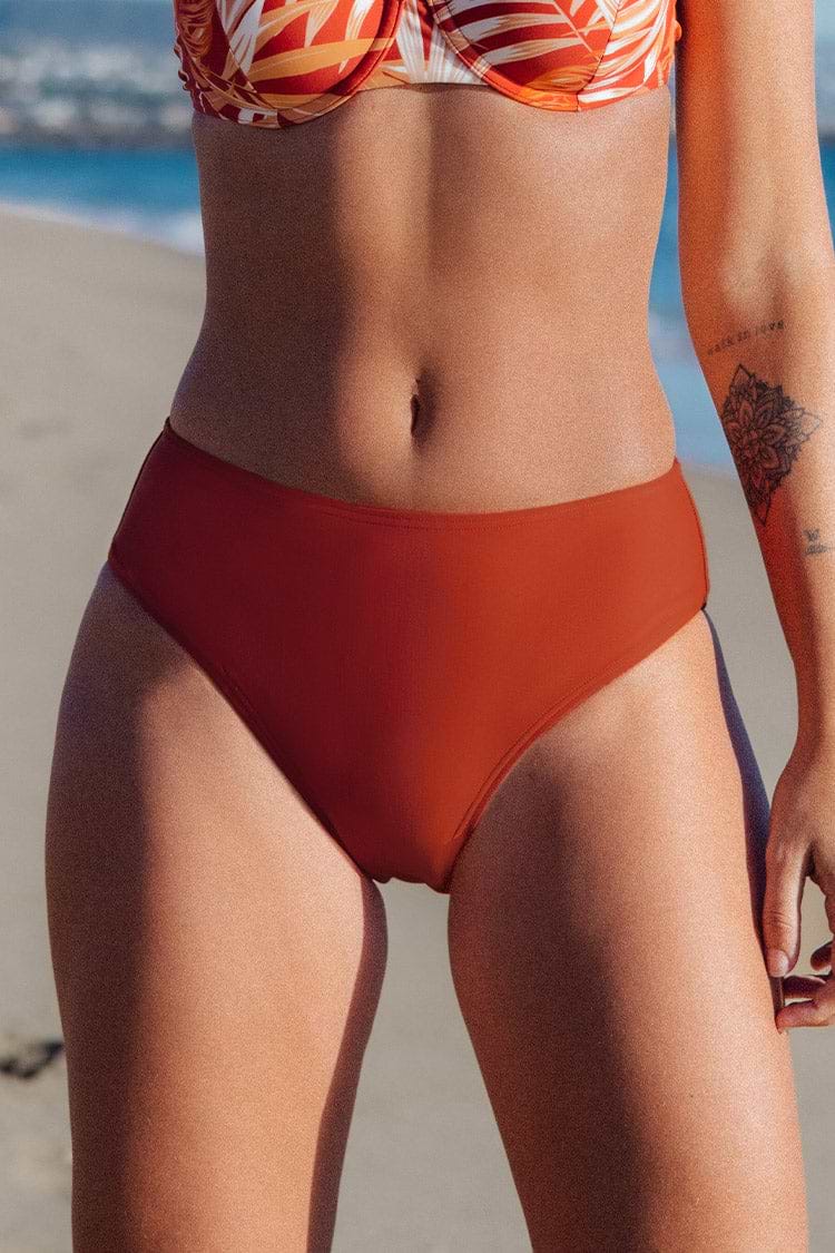 Bas de bikini taille moyenne à hipster