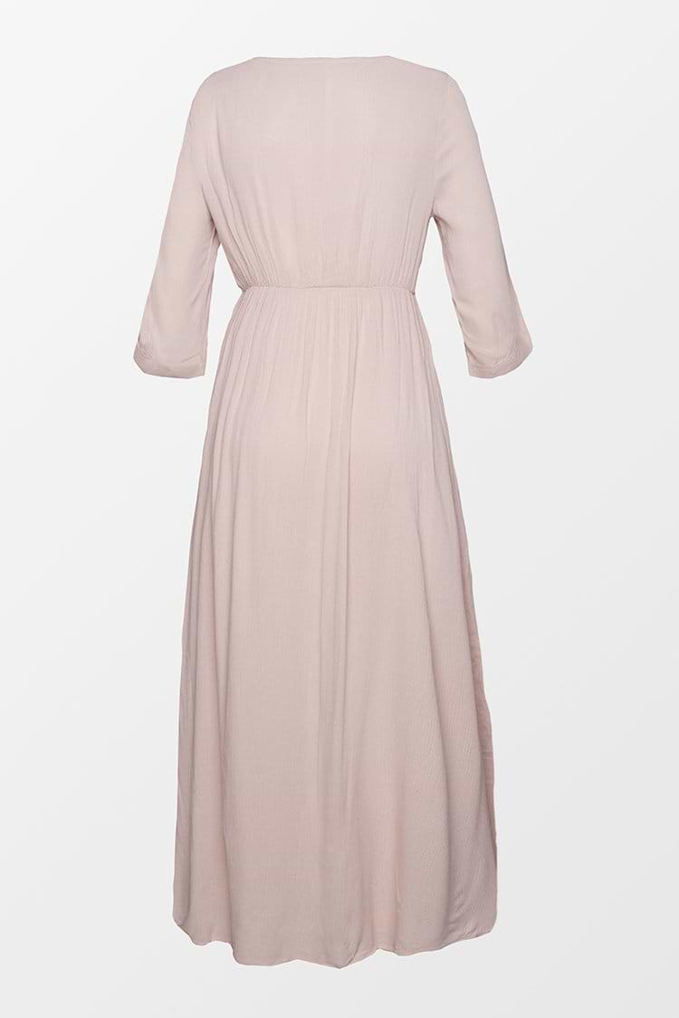 Jaylee Long Sleeves Split Cover Up Dress