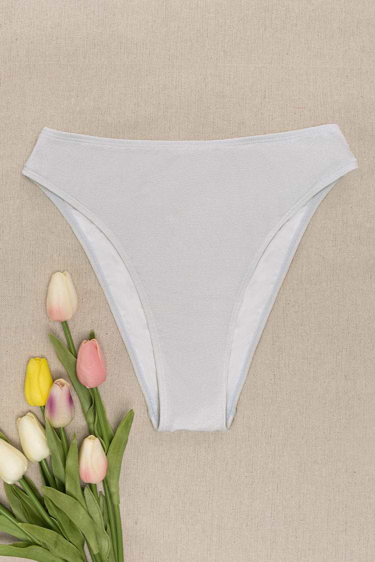 Klassische Bikinihose mit High-waist