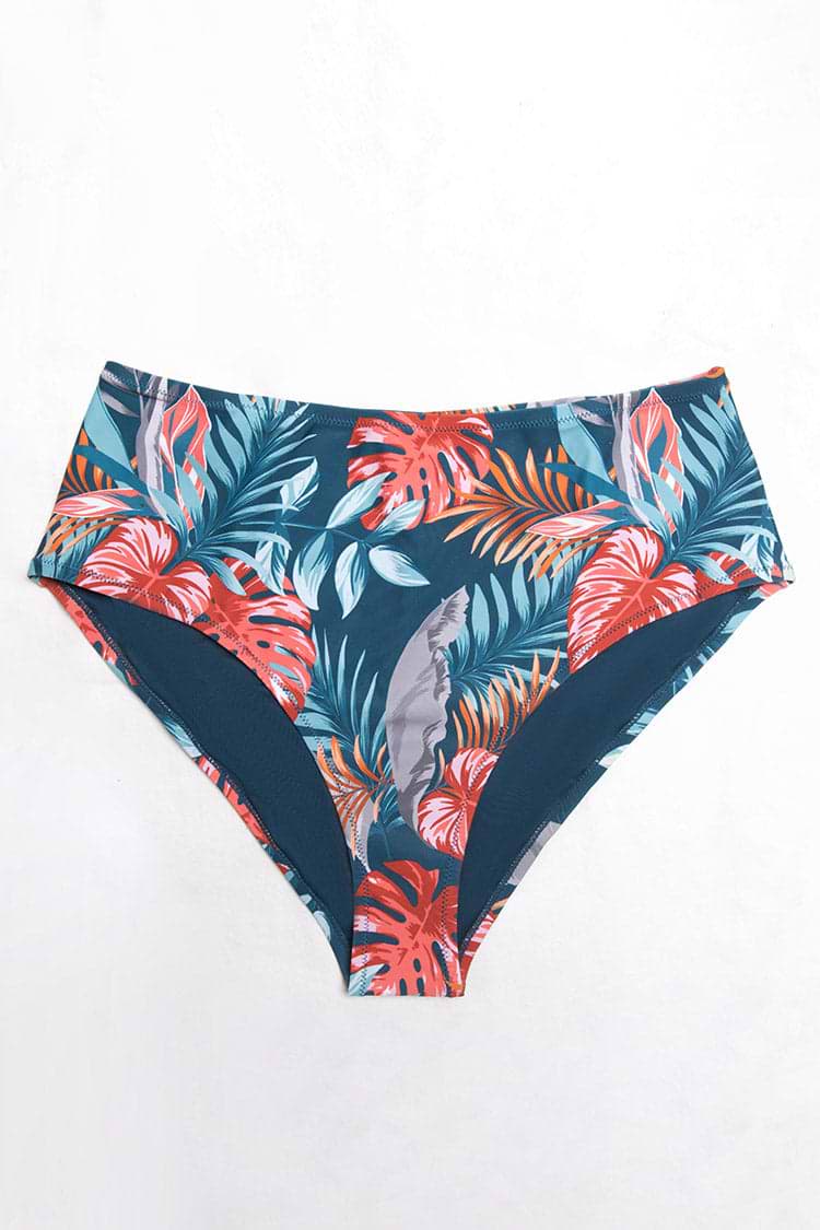 Plus Size Tropical Bikini Bottom