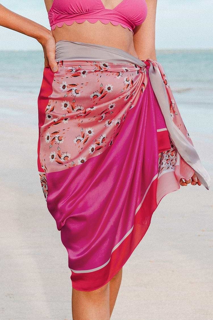 Laguna Beach Geometric Tie Waist Sarong