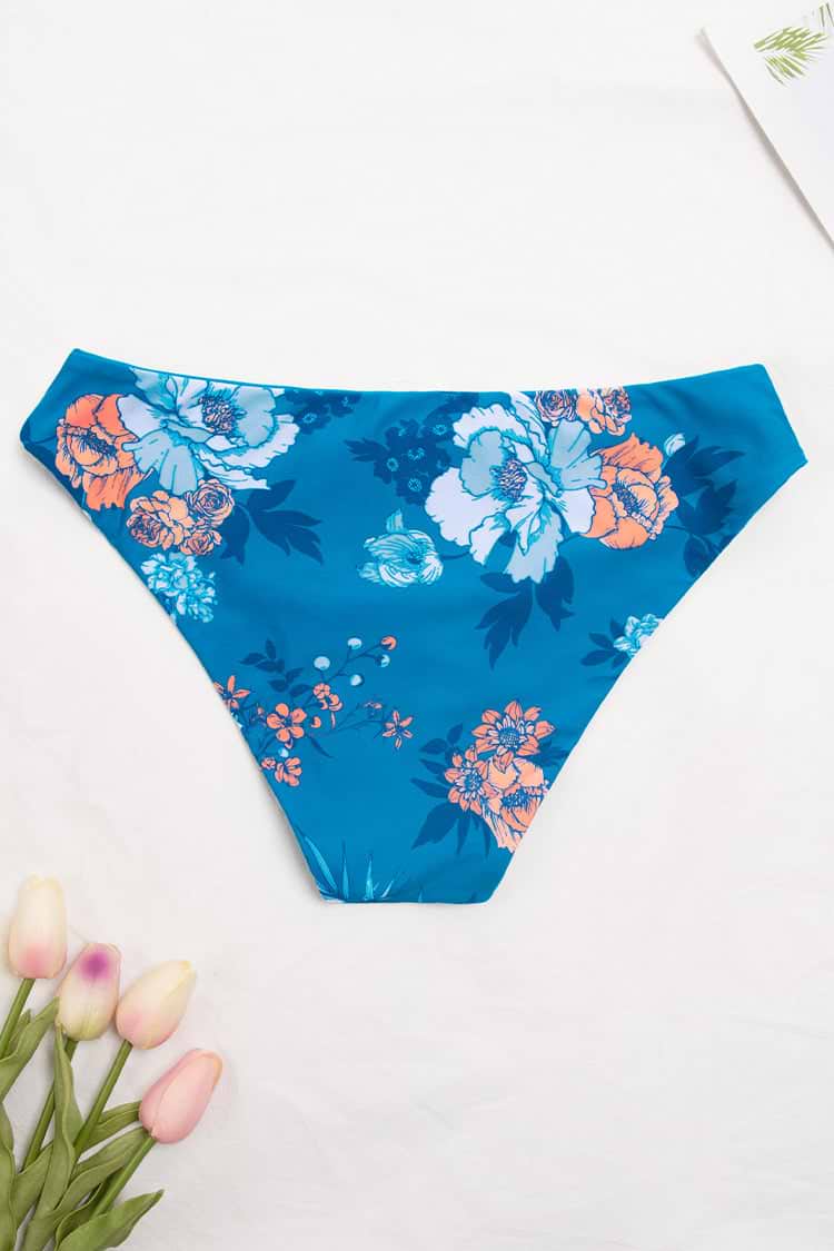 Bas de bikini réversible à taille standard