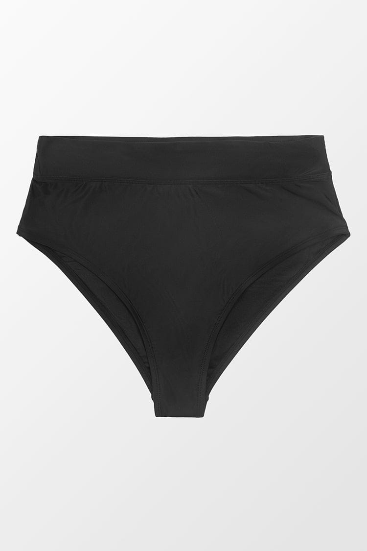 Gebundene High waist Bikinihose in großen Größen