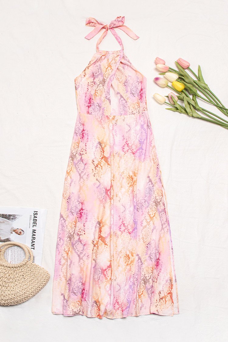 Viper Room Halter Maxi Dress