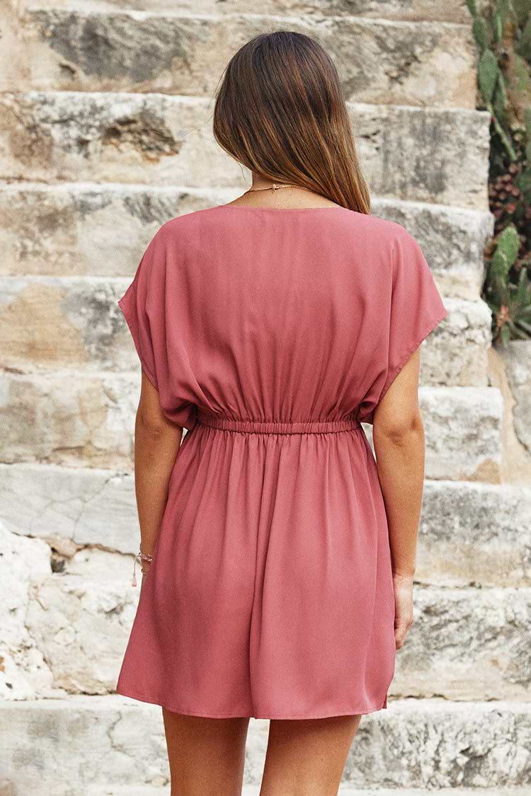 Imogen Plunge Elastic Waisted Cover Up