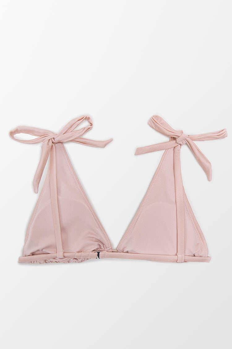Süßes Triangle-Bikini-Oberteil mit Trägern