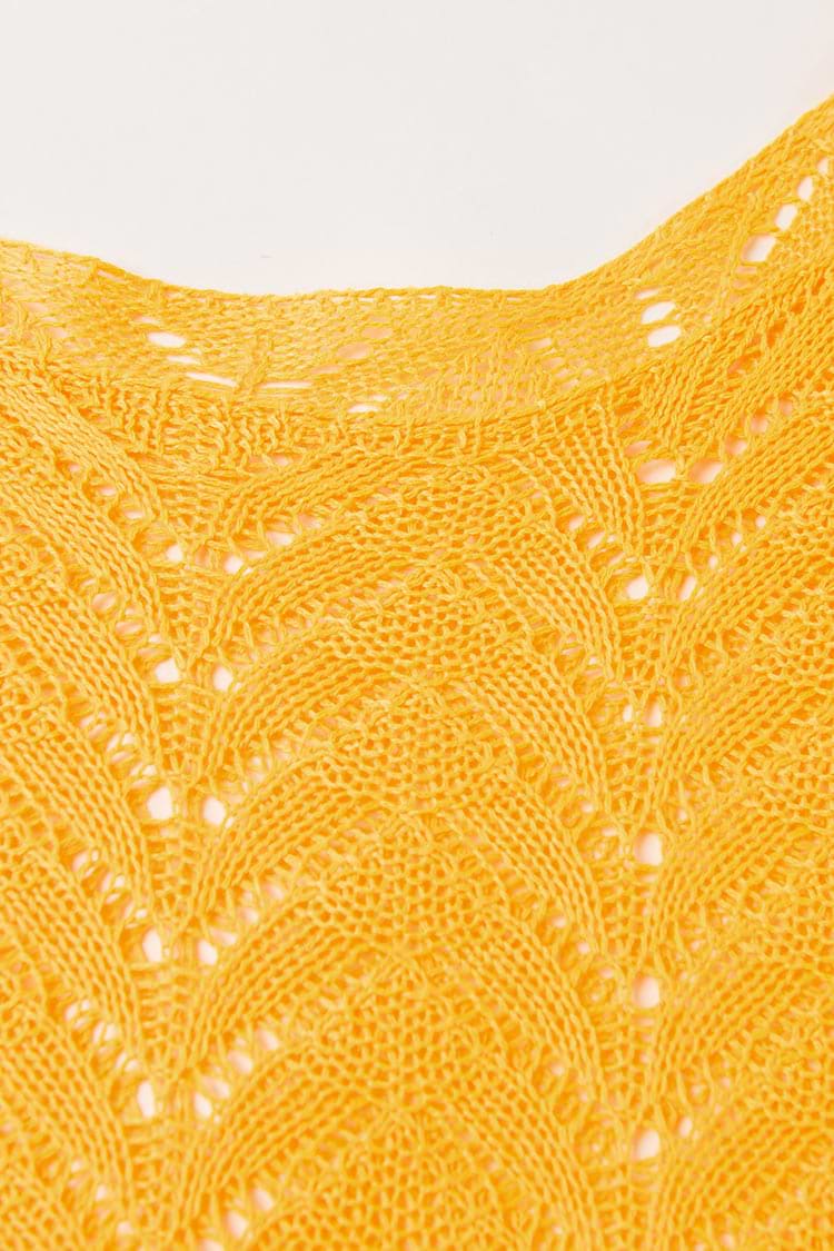 Cover up fendu au crochet