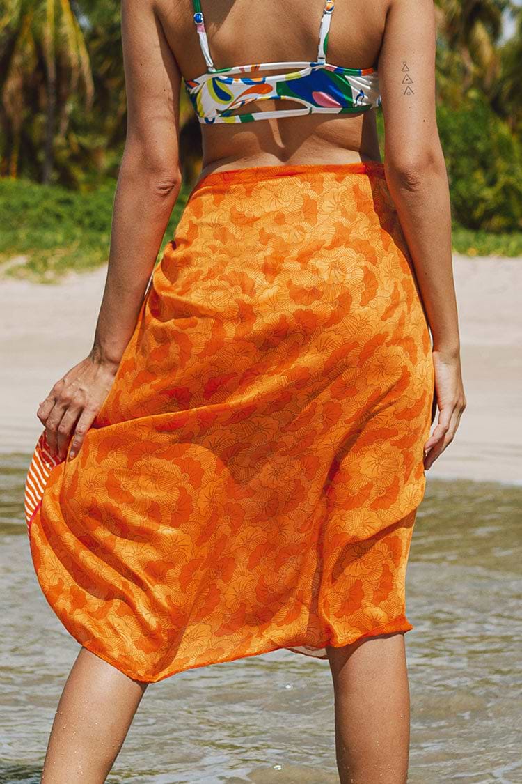 Sarong mit Tierprint