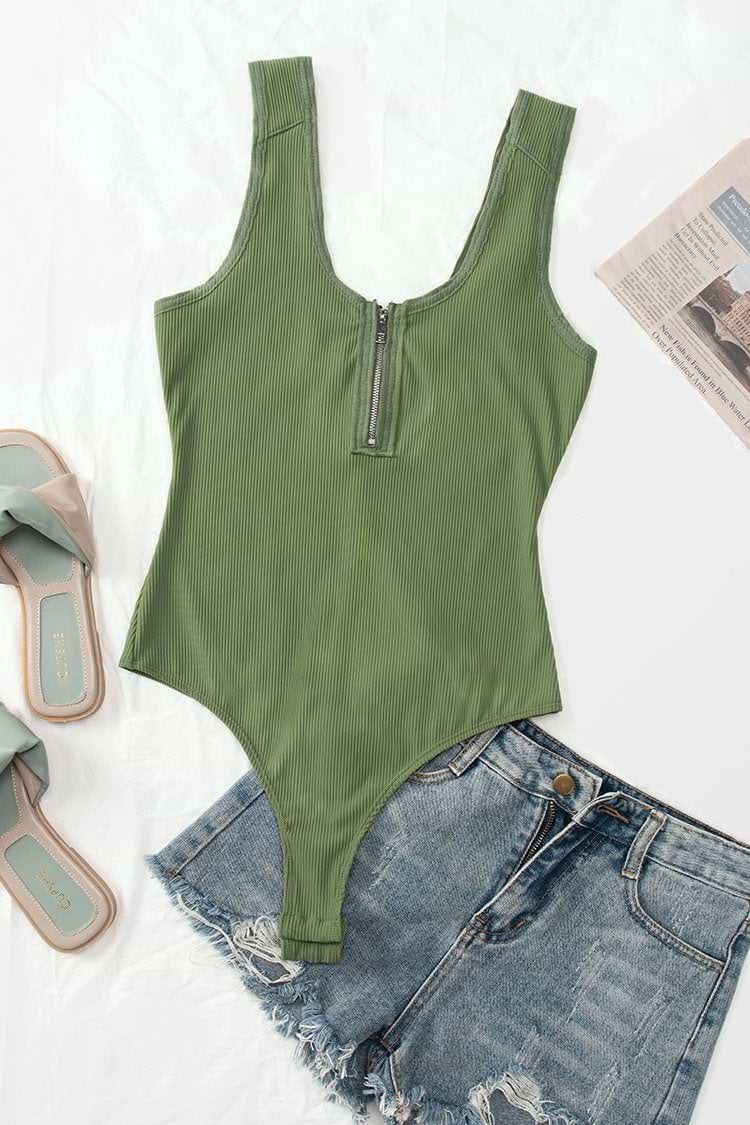 Body Parker Sin Mangas con Cremallera