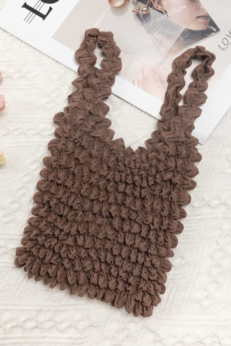 Gerüschte Schultasche