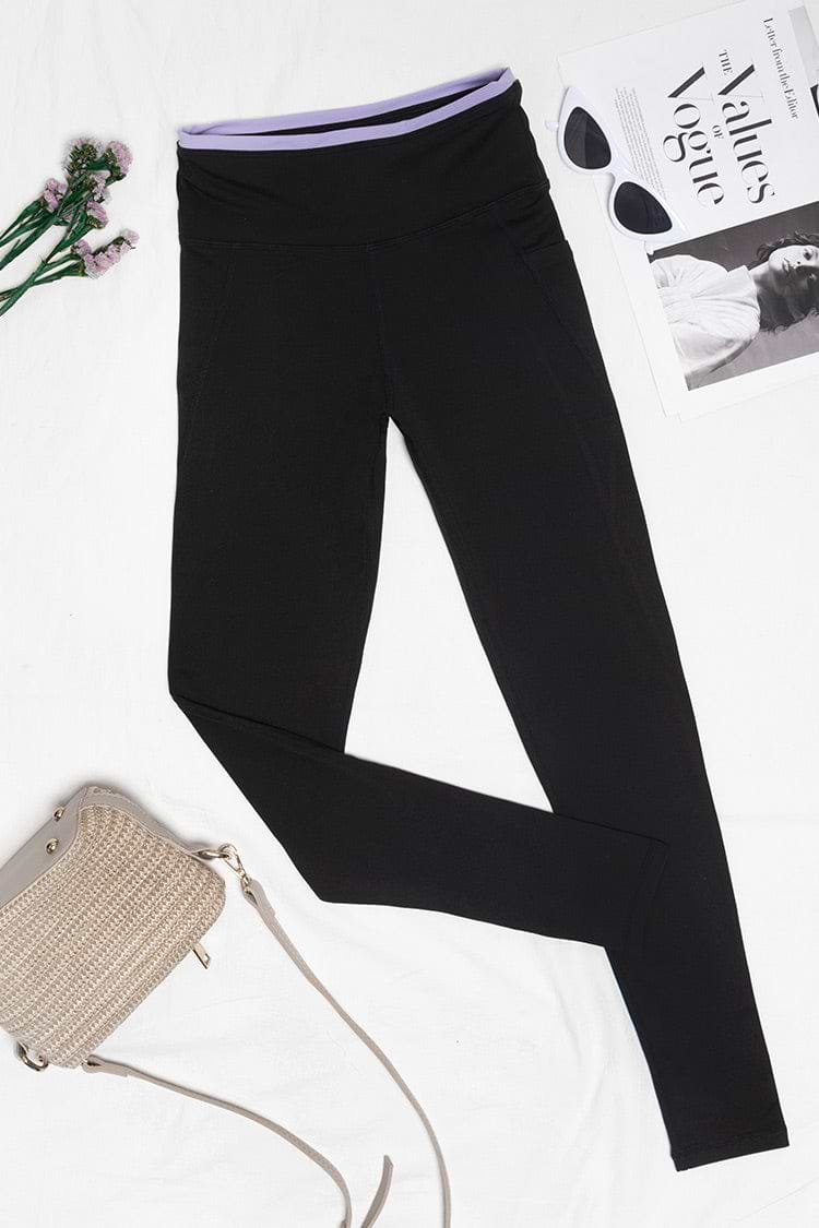 Legging taille haute noir