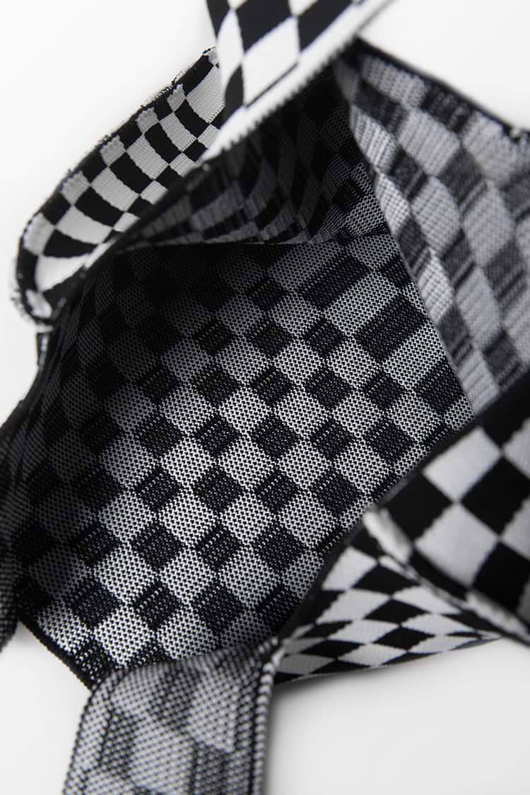 Sac fourre-tout à carreaux