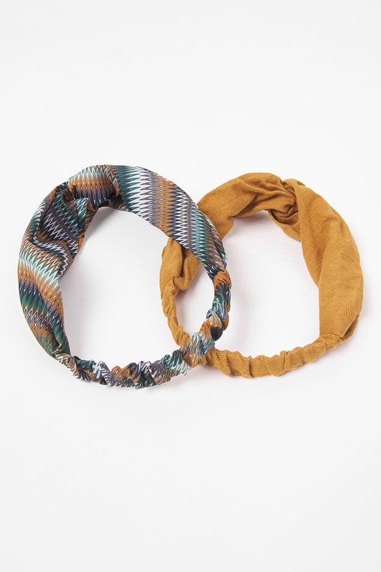 Lot de 2 headbands imprimé Paisley