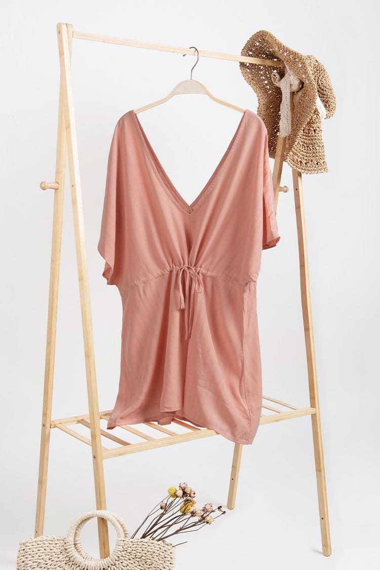Jenifer Drawstring Waist Cover Up