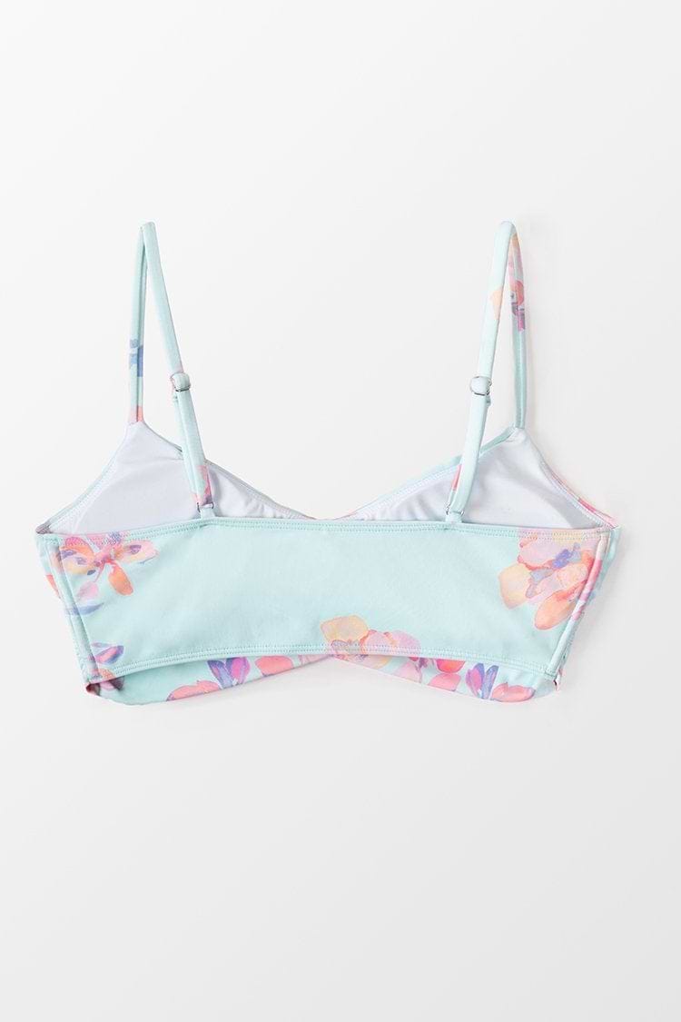 Sujetador deportivo torcido floral reverie